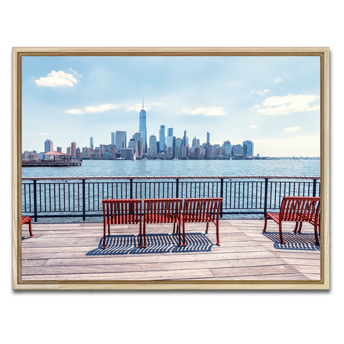 AUTO-MOCKUP WHITE | Jersey City | 1 Piece | Natural Framed Canvas | group=4x3