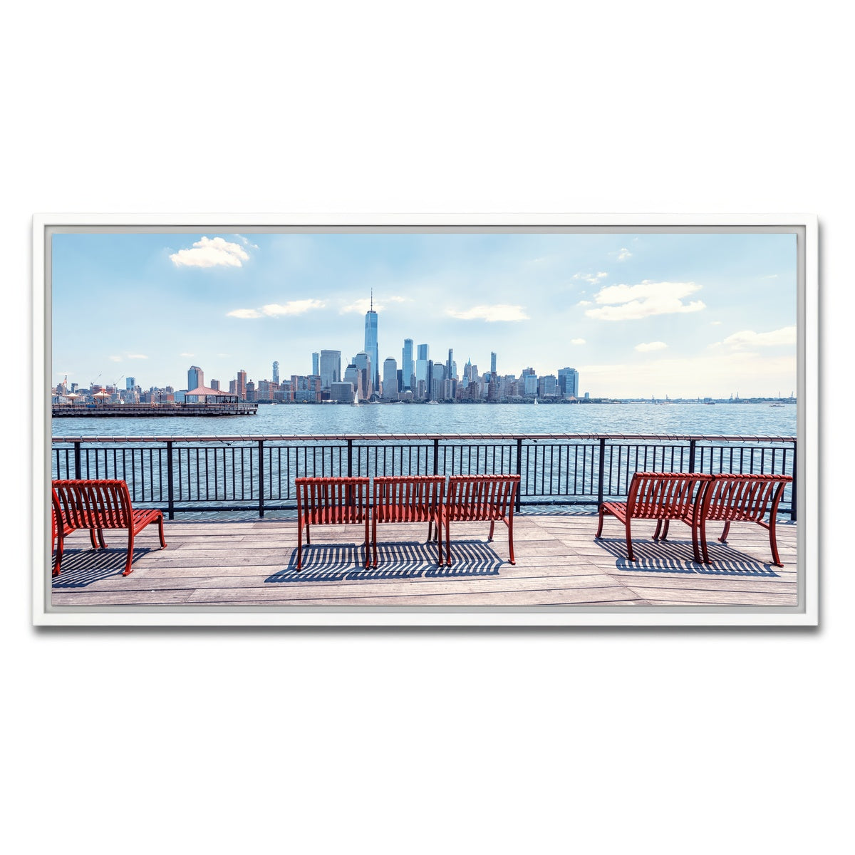 AUTO-MOCKUP WHITE | Jersey City | 1 Piece | White Framed Canvas | group=2x1