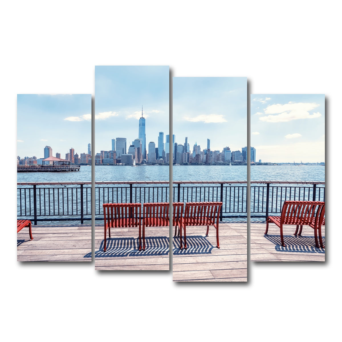 AUTO-MOCKUP WHITE | Jersey City | 4 Piece | Gallery Wrap Canvas | group=4_normal