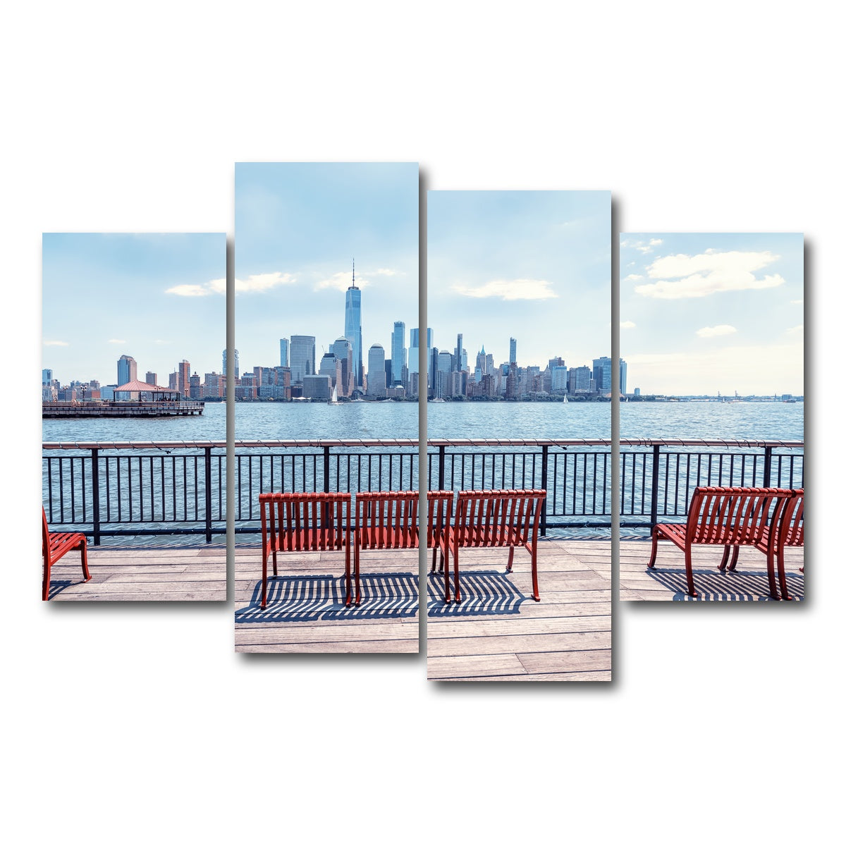AUTO-MOCKUP WHITE | Jersey City | 4 Piece | Gallery Wrap Canvas | group=4_short