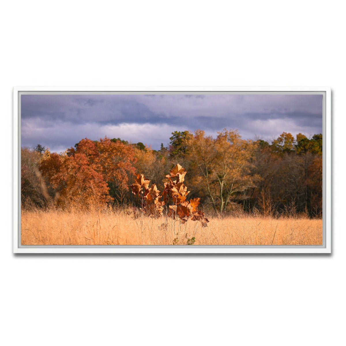AUTO-MOCKUP WHITE | Jersey Leaves | 1 Piece | White Framed Canvas | group=2x1