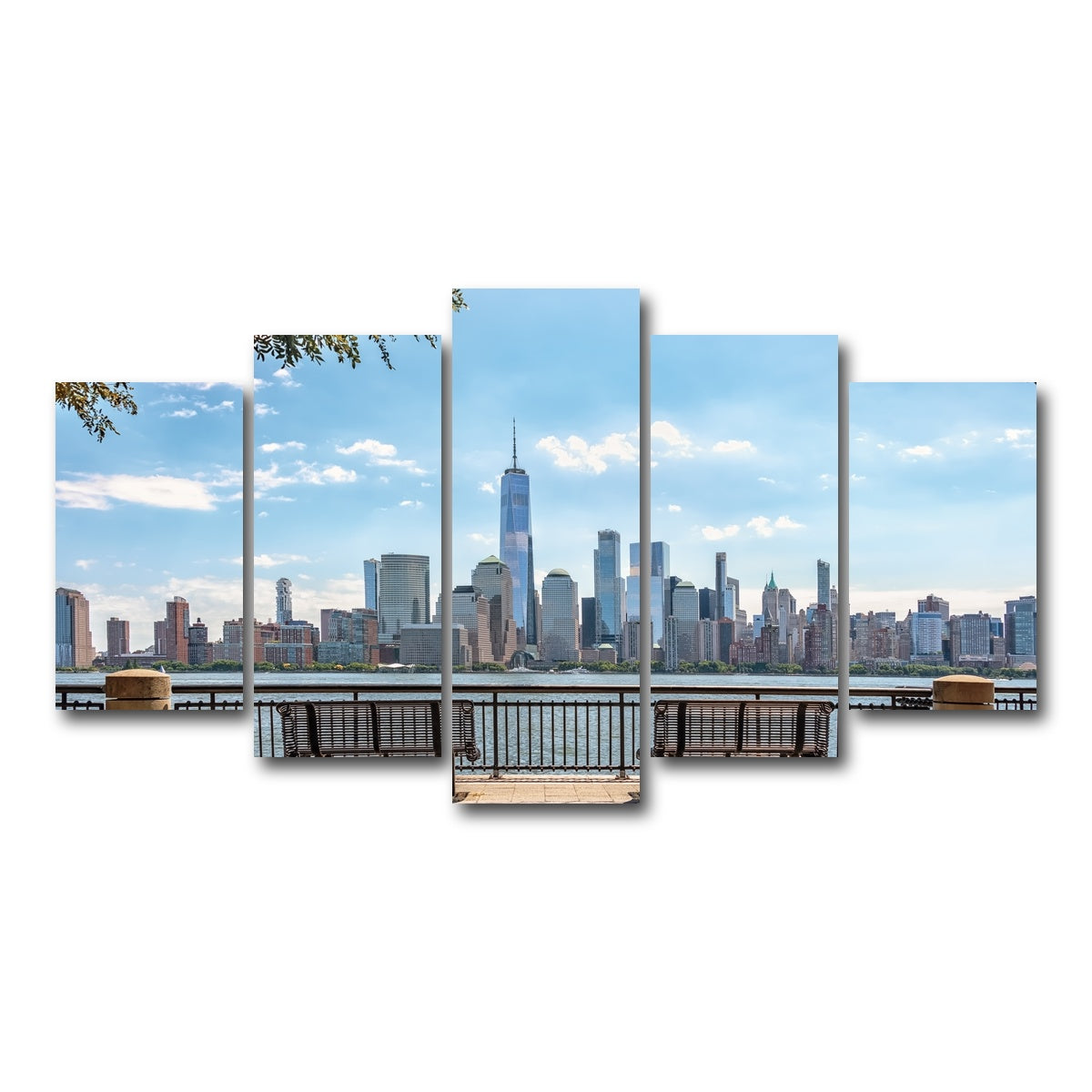 AUTO-MOCKUP WHITE | Jersey View | 5 Piece | Gallery Wrap Canvas | group=5_normal