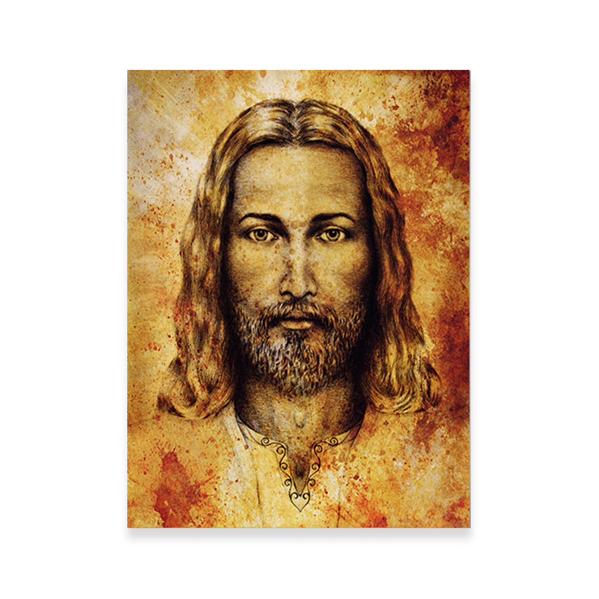 Jesus Sketch Drawing Wall Art