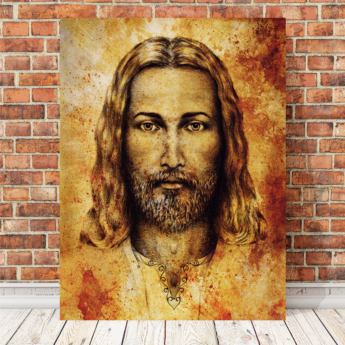 Jesus Sketch Drawing Wall Art