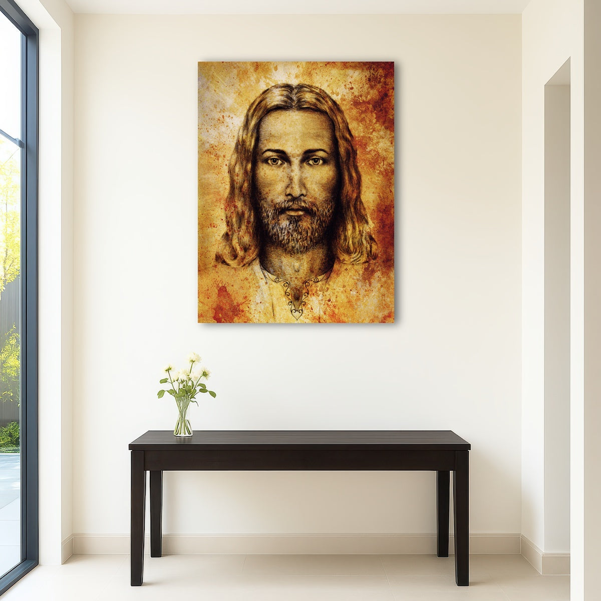 AUTO-MOCKUP ROOM | Jesus Sketch Drawing