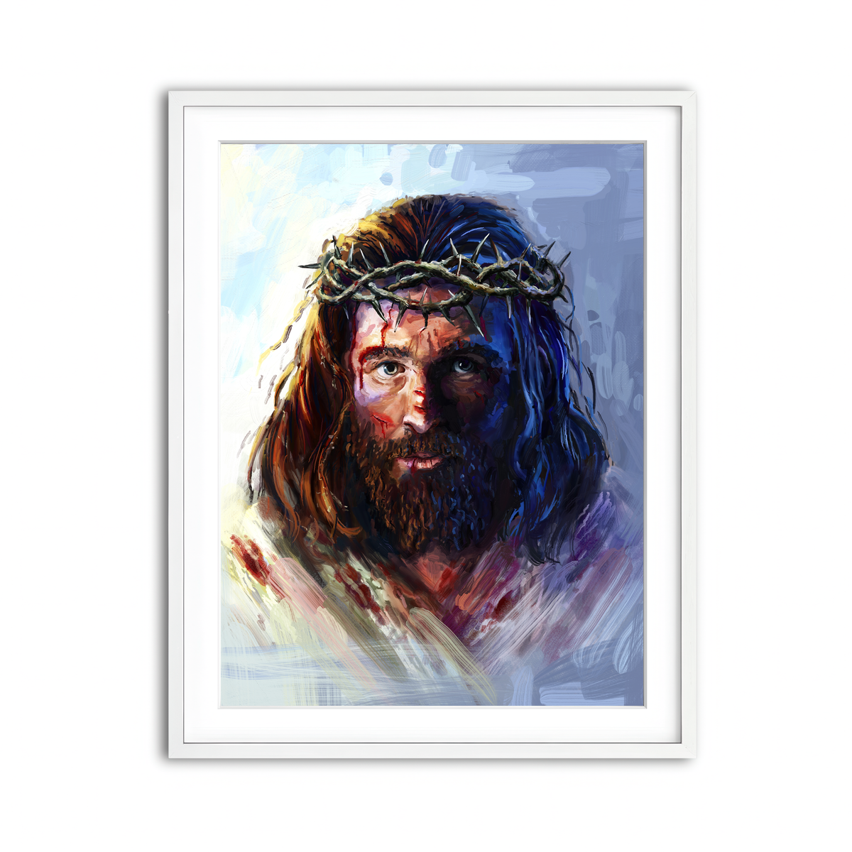 Framed Print 3x4 White