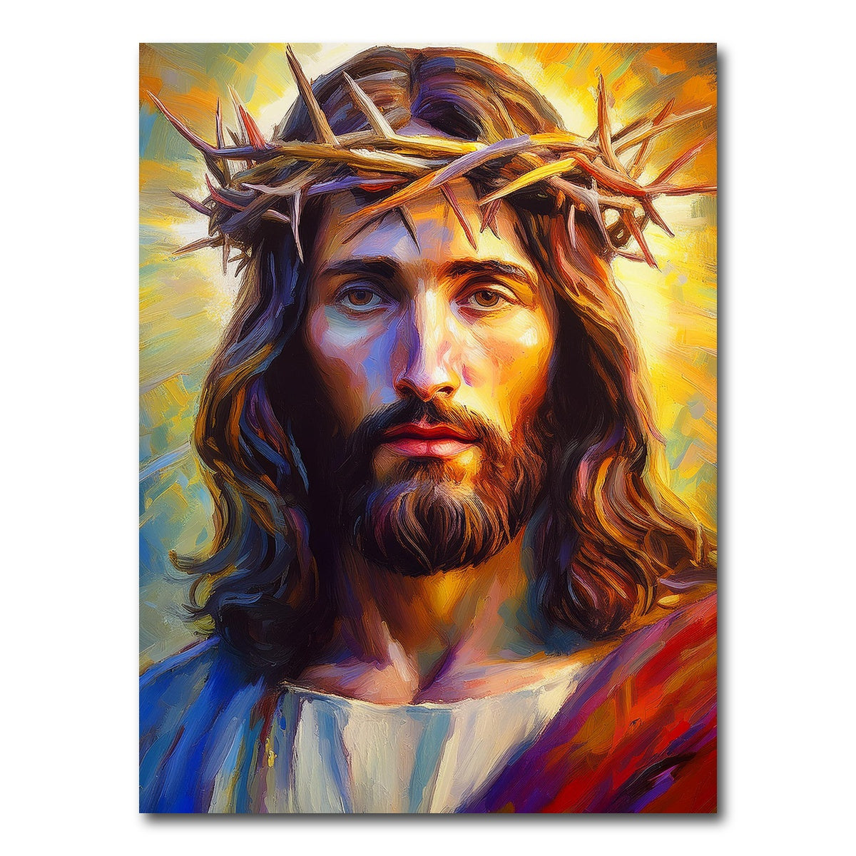AUTO-MOCKUP WHITE | Jesus | 1 Piece | Gallery Wrap Canvas | group=3x4