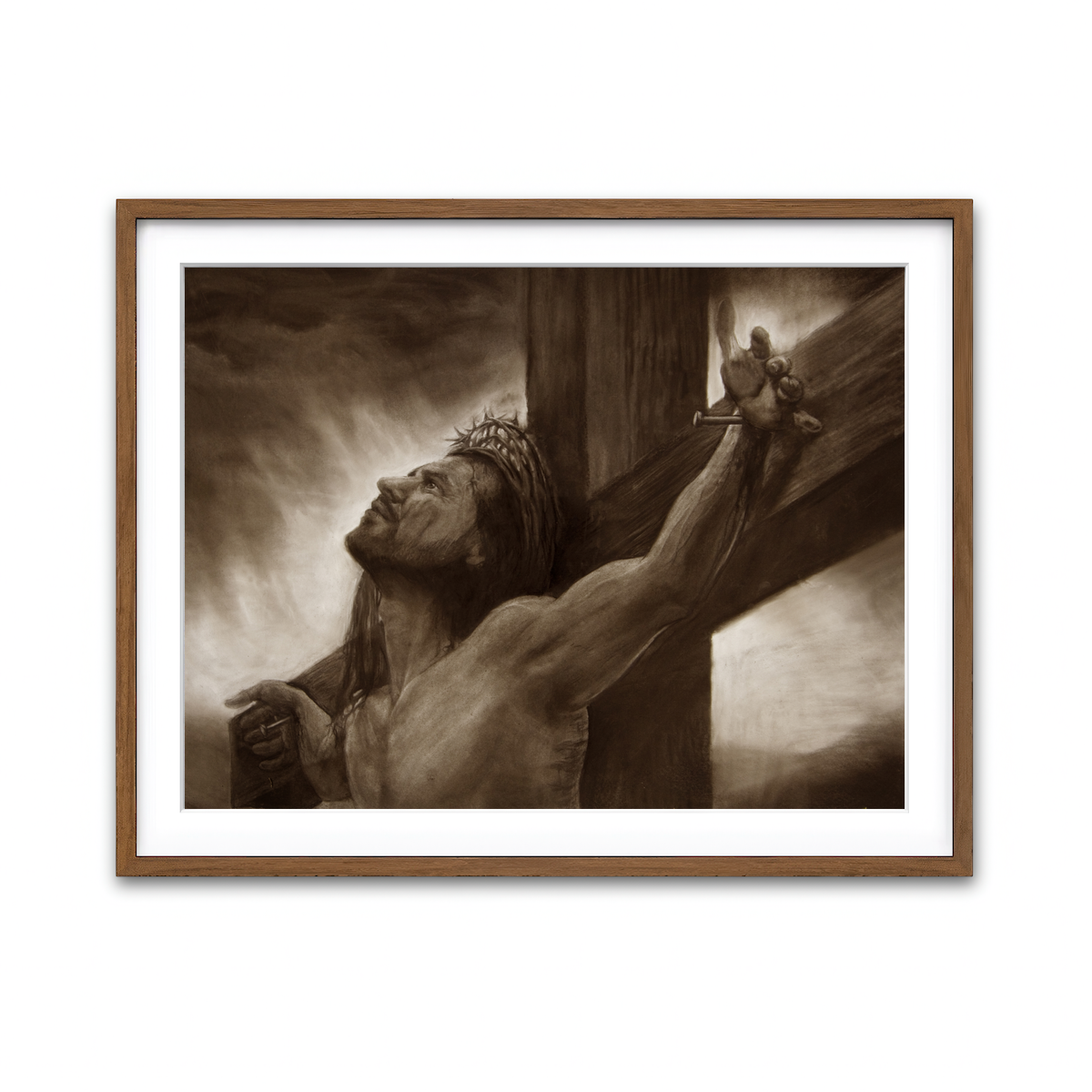 Framed Print 4x3 Walnut