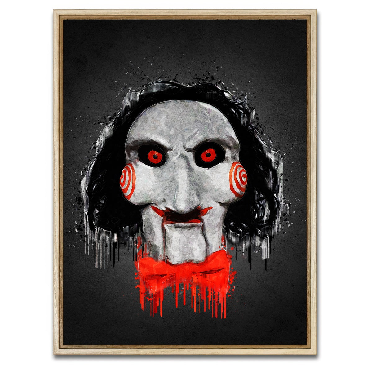 AUTO-MOCKUP WHITE | JigSaw Portrait | 1 Piece | Natural Framed Canvas | group=3x4