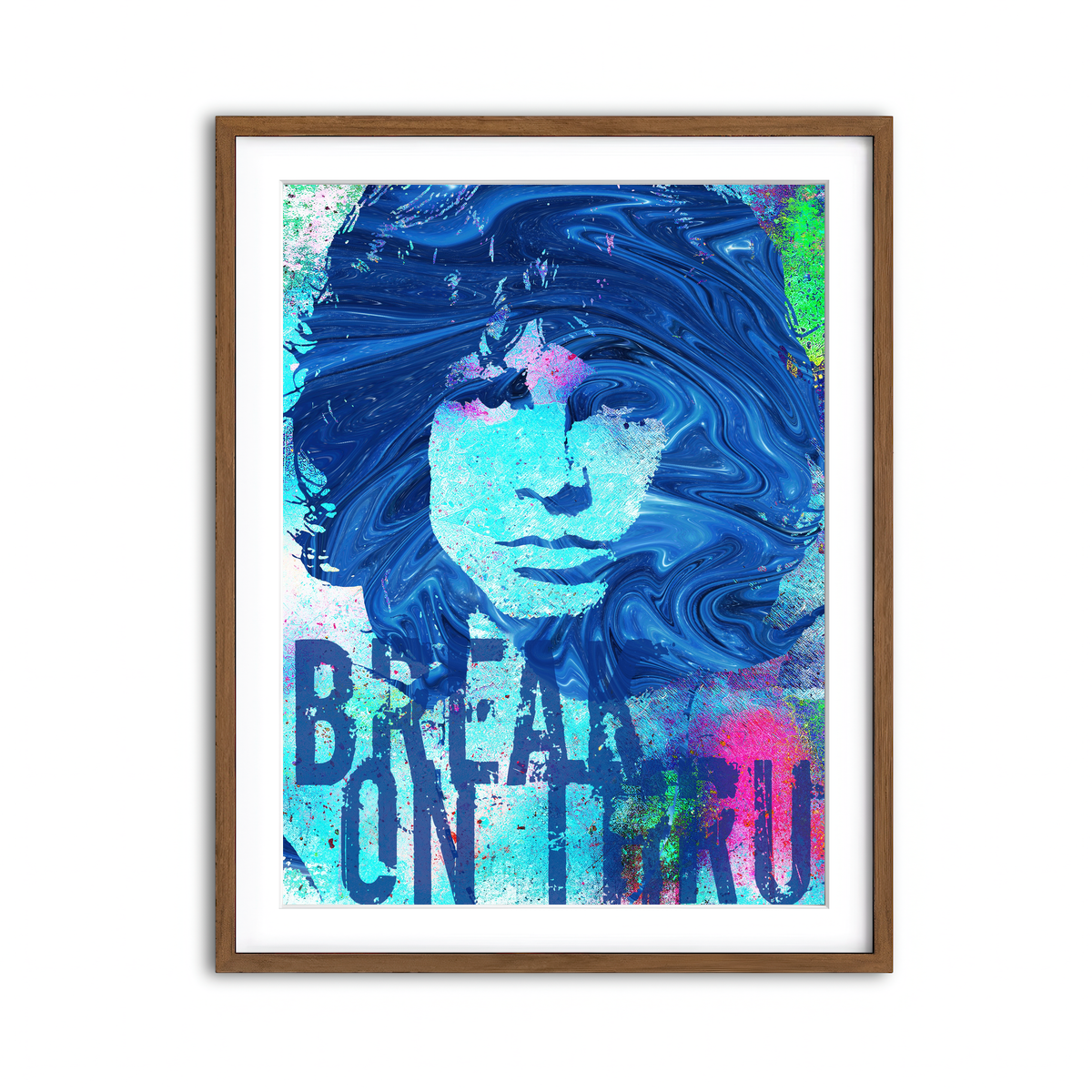 Framed Print 3x4 Walnut