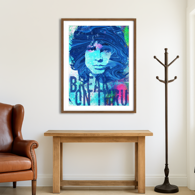 AUTO-MOCKUP ROOM | Jim Morrison Break on Thru Wall Art
