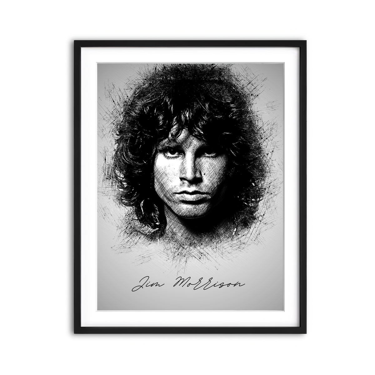 Framed Print 3x4 Black