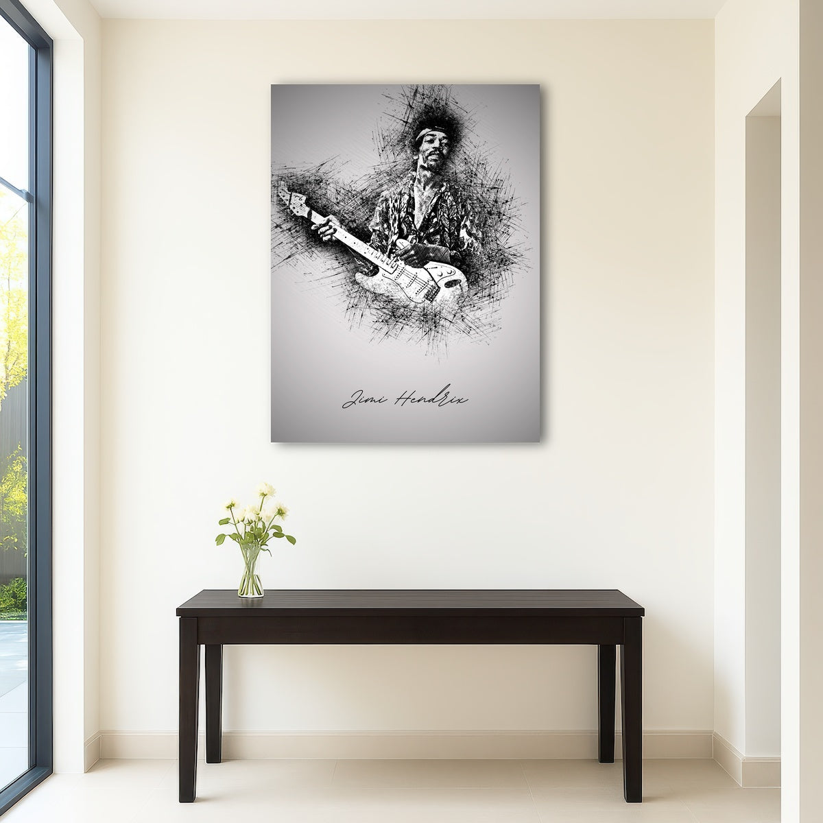 AUTO-MOCKUP ROOM | Jimi Hendrix Guitar