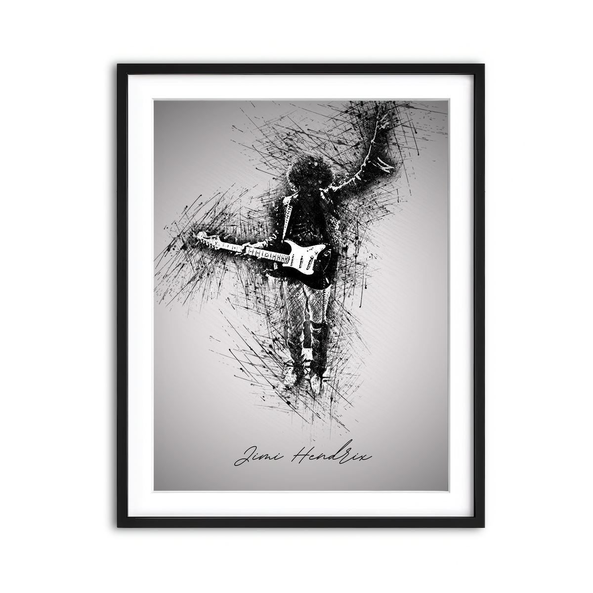 Framed Print 3x4 Black