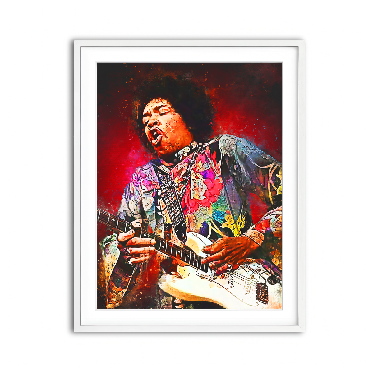 Framed Print 3x4 White