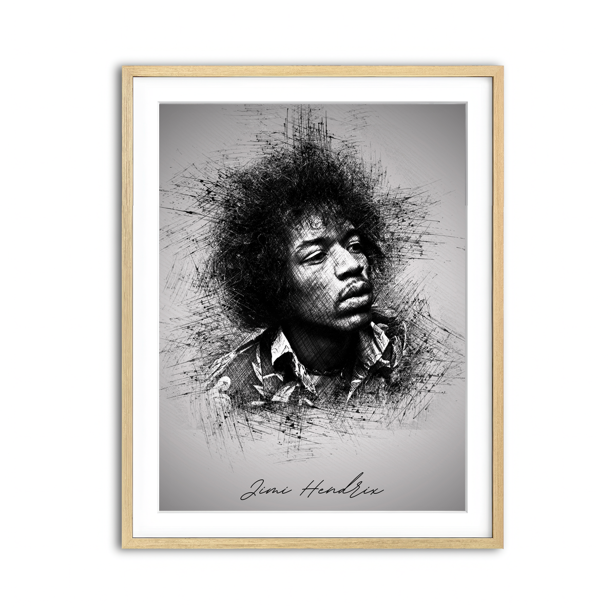 Framed Print 3x4 Natural