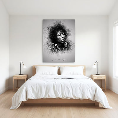 AUTO-MOCKUP ROOM | Jimi Hendrix Sketch