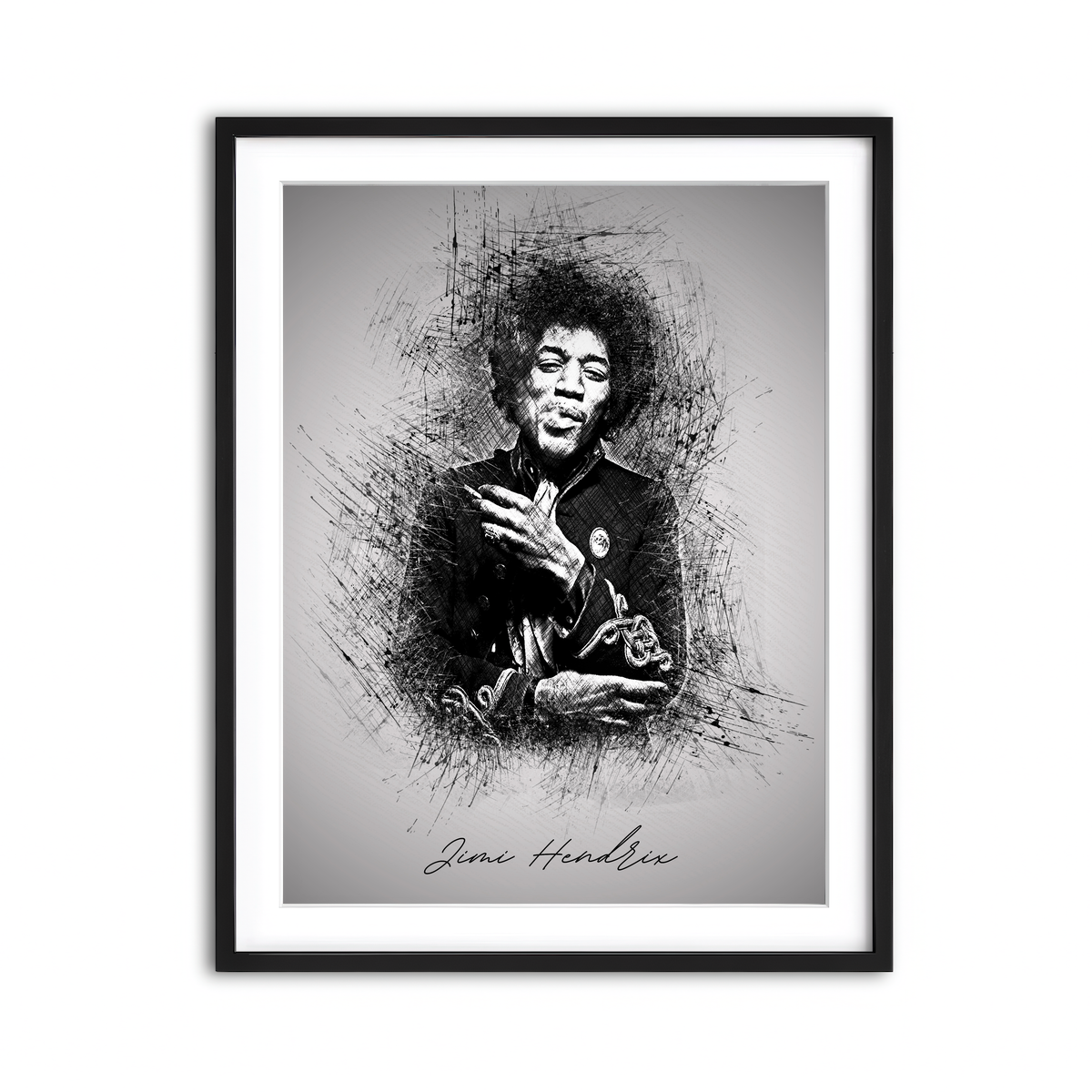 Framed Print 3x4 Black