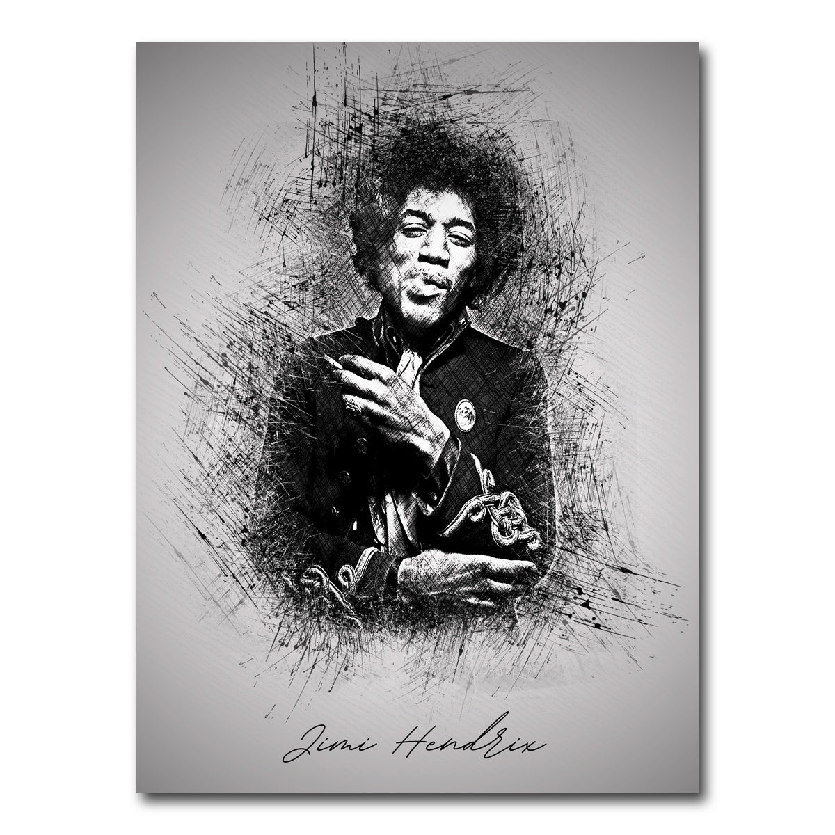 AUTO-MOCKUP WHITE | Jimi Hendrix Smoke | 1 Piece | Gallery Wrap Canvas | group=3x4