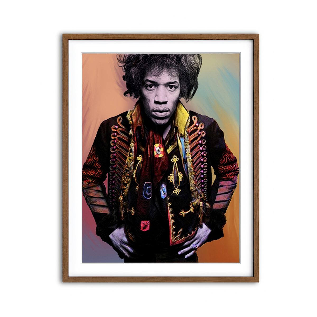 Framed Print 3x4 Walnut