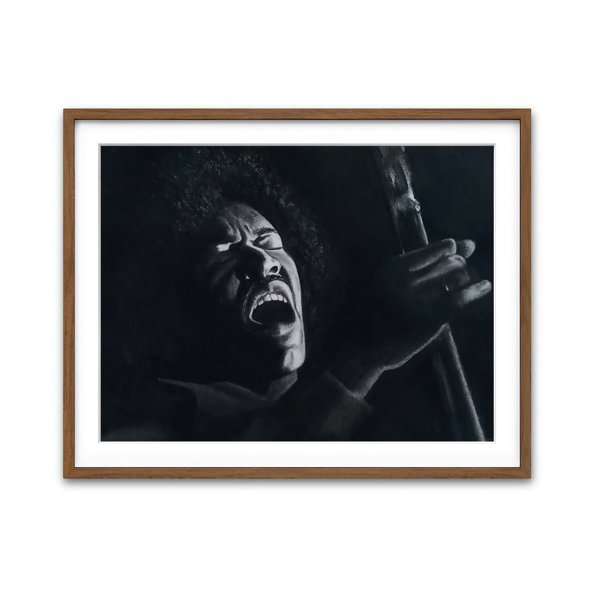 Framed Print 4x3 Walnut