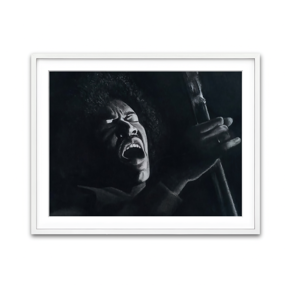 Framed Print 4x3 White