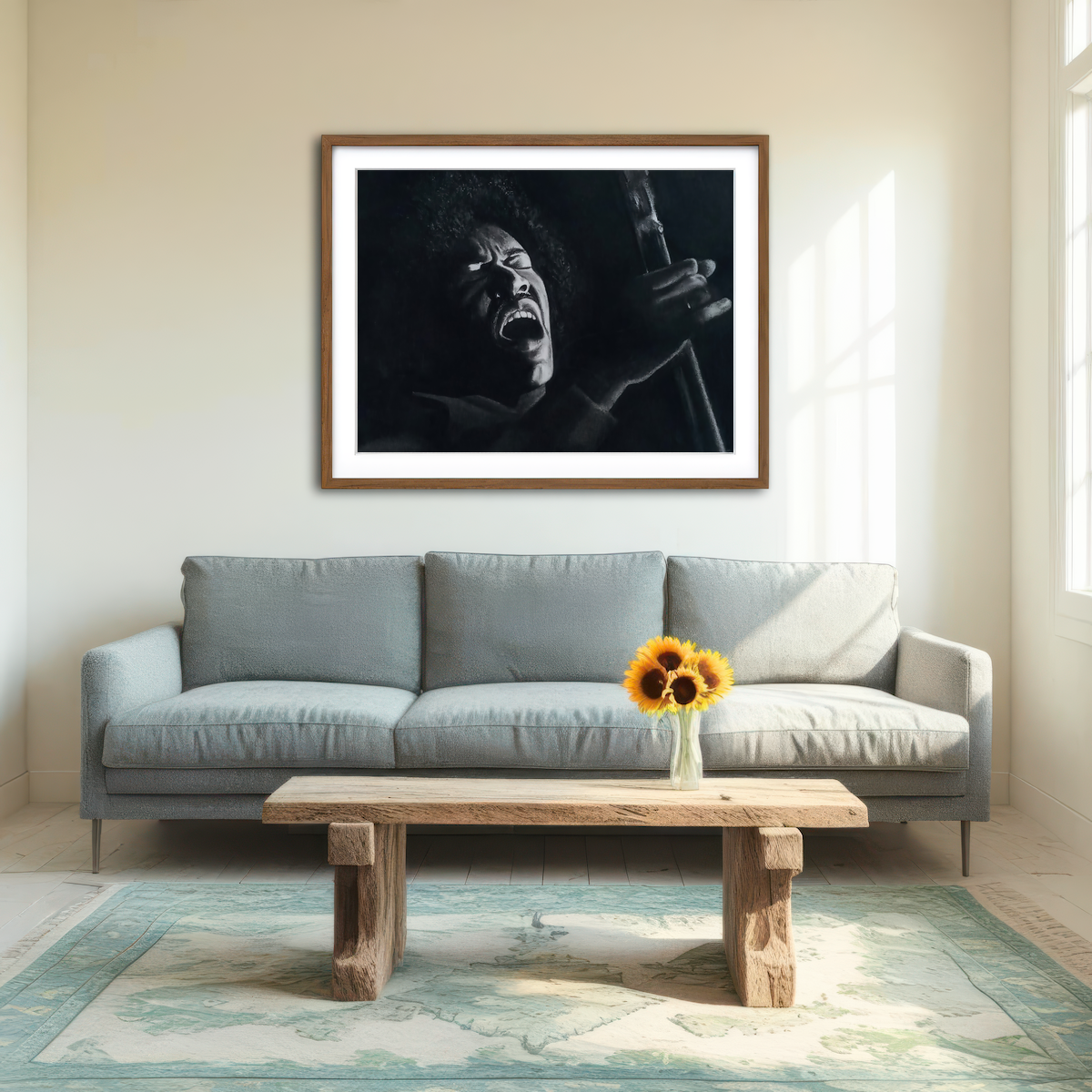 AUTO-MOCKUP ROOM | Jimi Wall Art