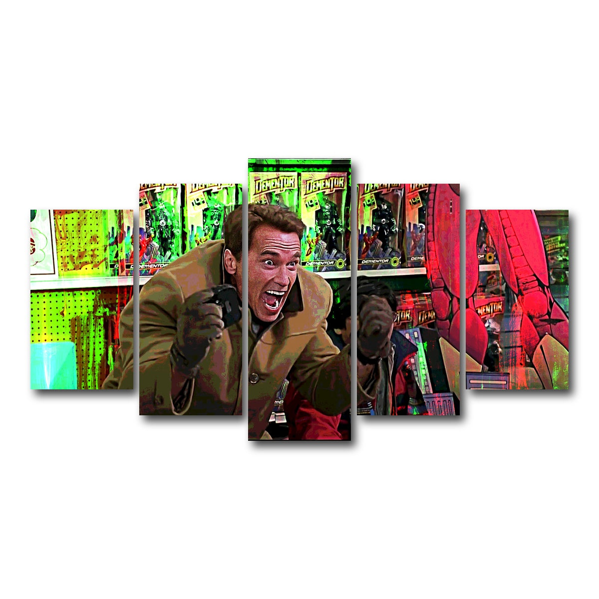 AUTO-MOCKUP WHITE | Jingle All The Way | 5 Piece | Gallery Wrap Canvas | group=5_normal