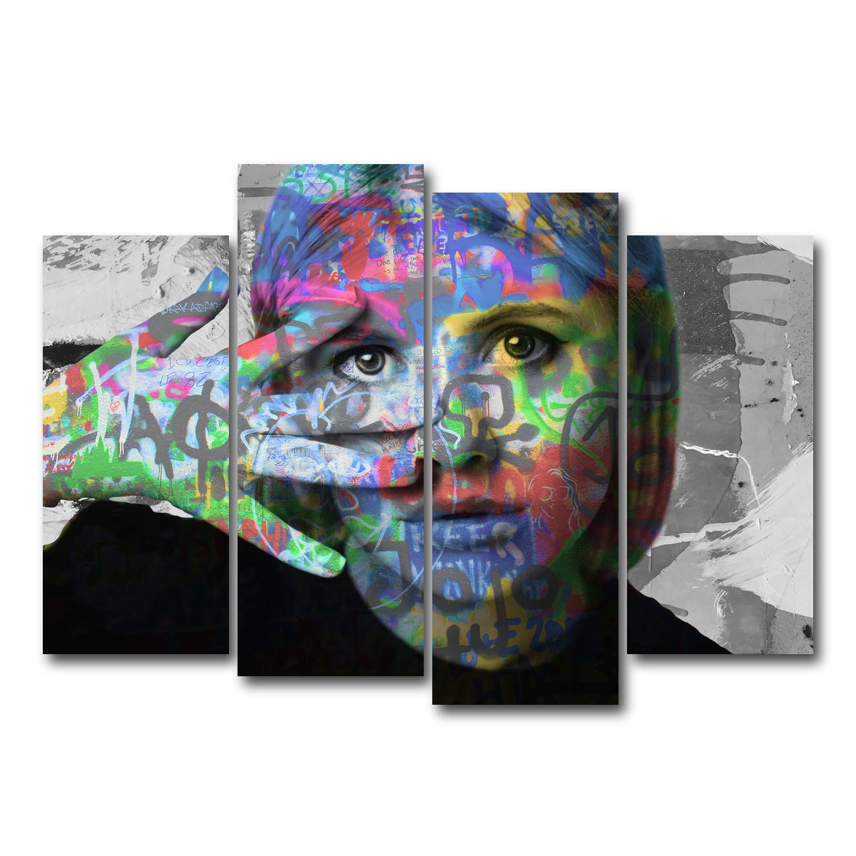 AUTO-MOCKUP WHITE | JoJo | 4 Piece | Gallery Wrap Canvas | group=4_normal