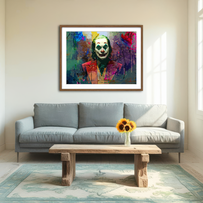 AUTO-MOCKUP ROOM | Joaquin's Joker Wall Art