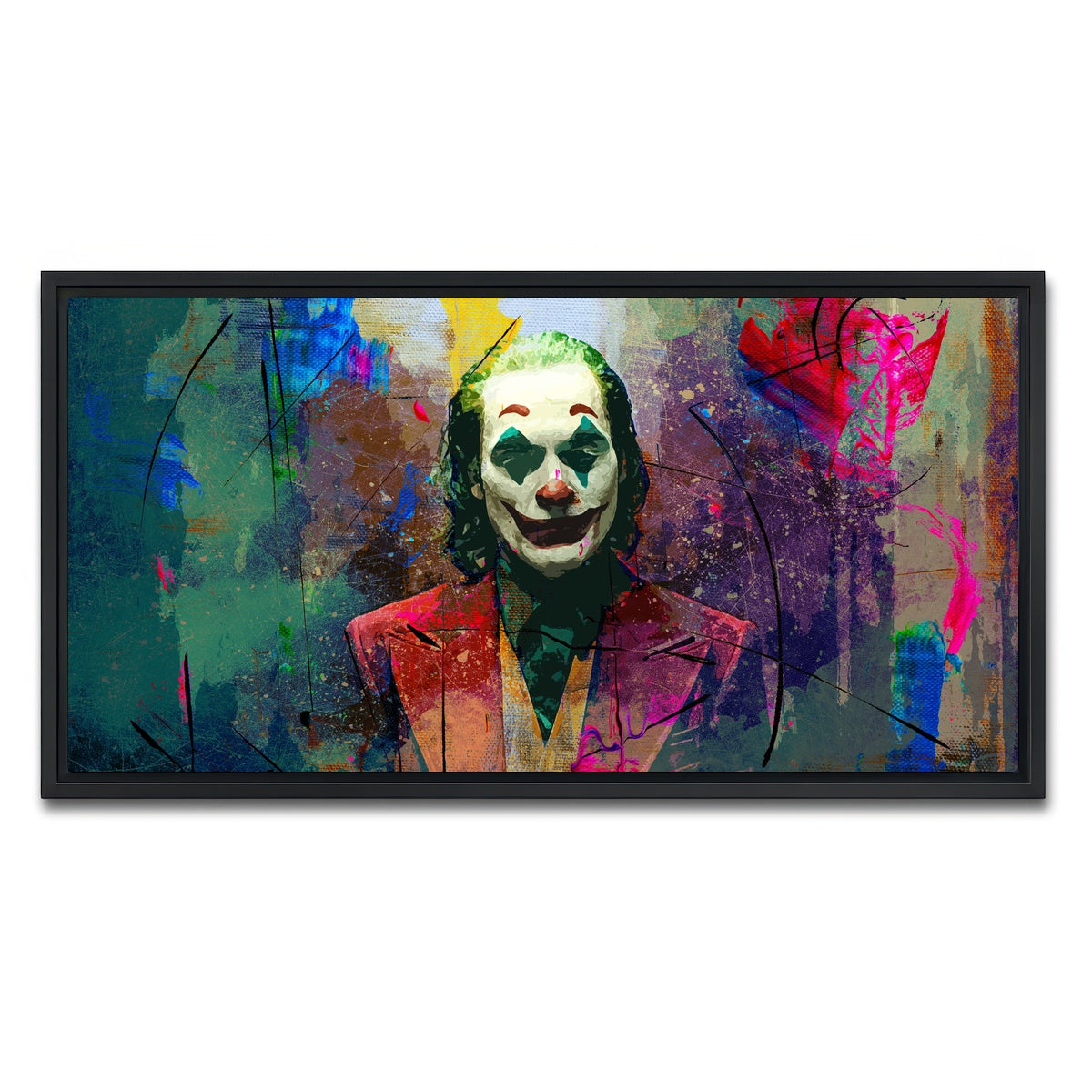 AUTO-MOCKUP WHITE | Joaquin's Joker | 1 Piece | Black Framed Canvas | group=2x1