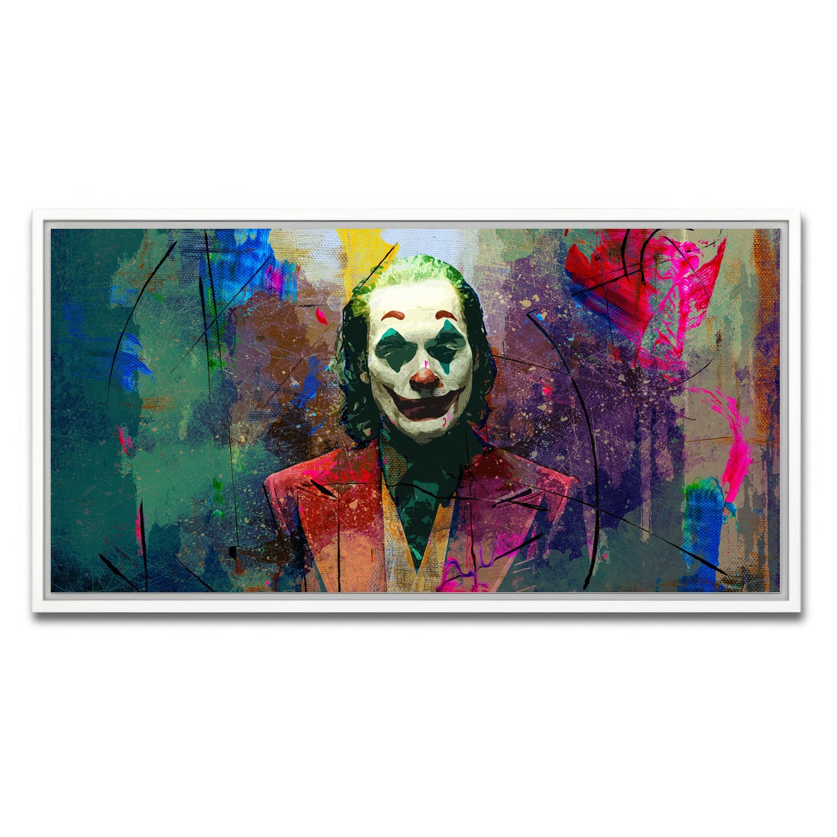 AUTO-MOCKUP WHITE | Joaquin's Joker | 1 Piece | White Framed Canvas | group=2x1