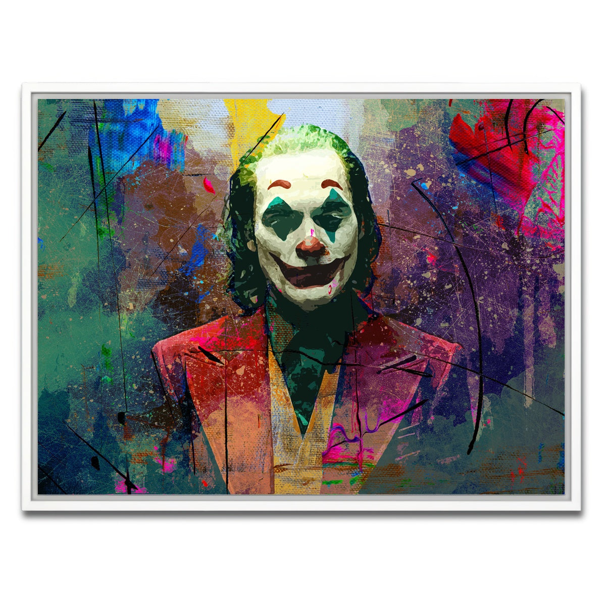 AUTO-MOCKUP WHITE | Joaquin's Joker | 1 Piece | White Framed Canvas | group=4x3