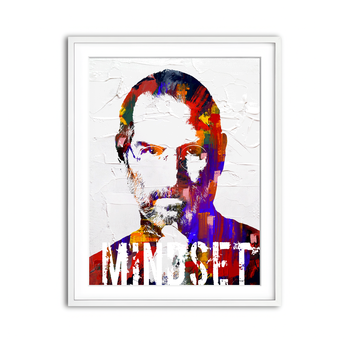 Framed Print 3x4 White