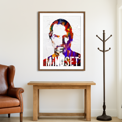 AUTO-MOCKUP ROOM | Jobs Mindset Wall Art