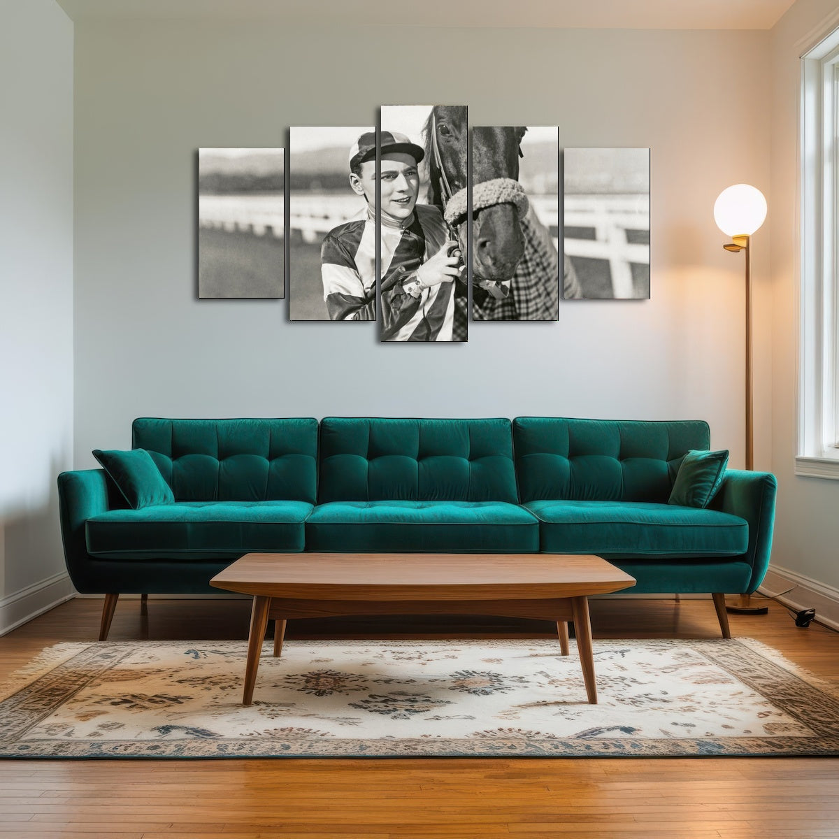 AUTO-MOCKUP ROOM | Jockey & Horse