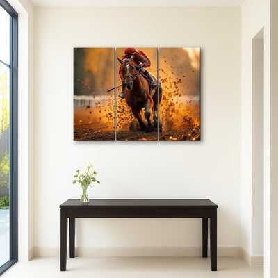 AUTO-MOCKUP ROOM | Jockey on horse racing