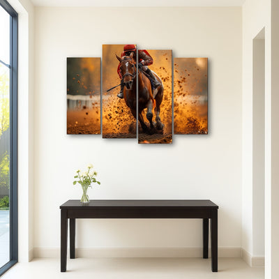 AUTO-MOCKUP ROOM | Jockey on horse racing