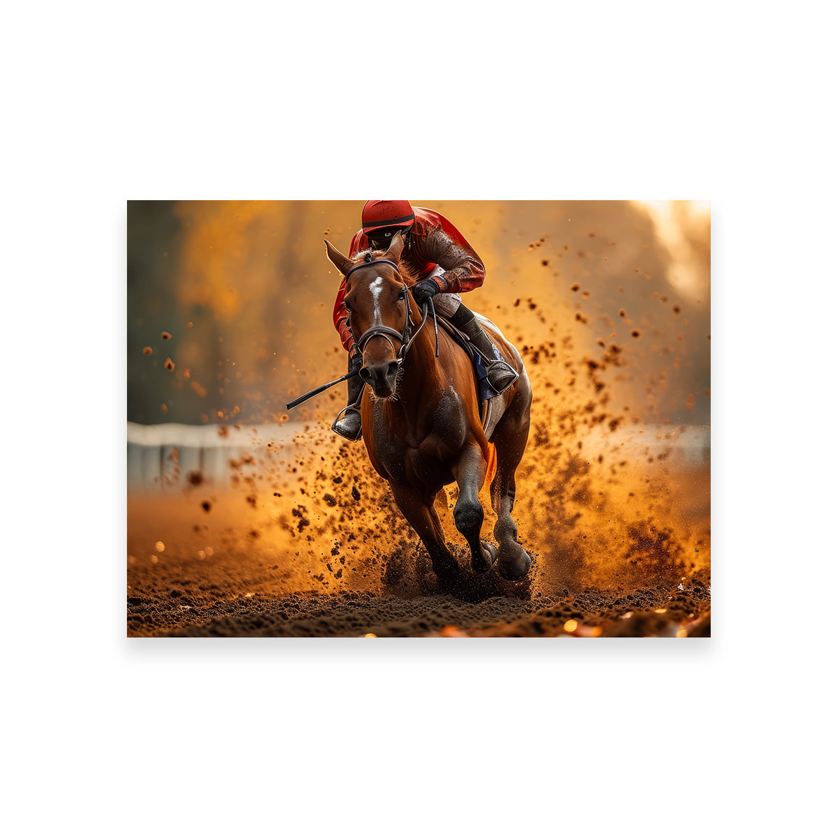 Jockey on Horse Racing