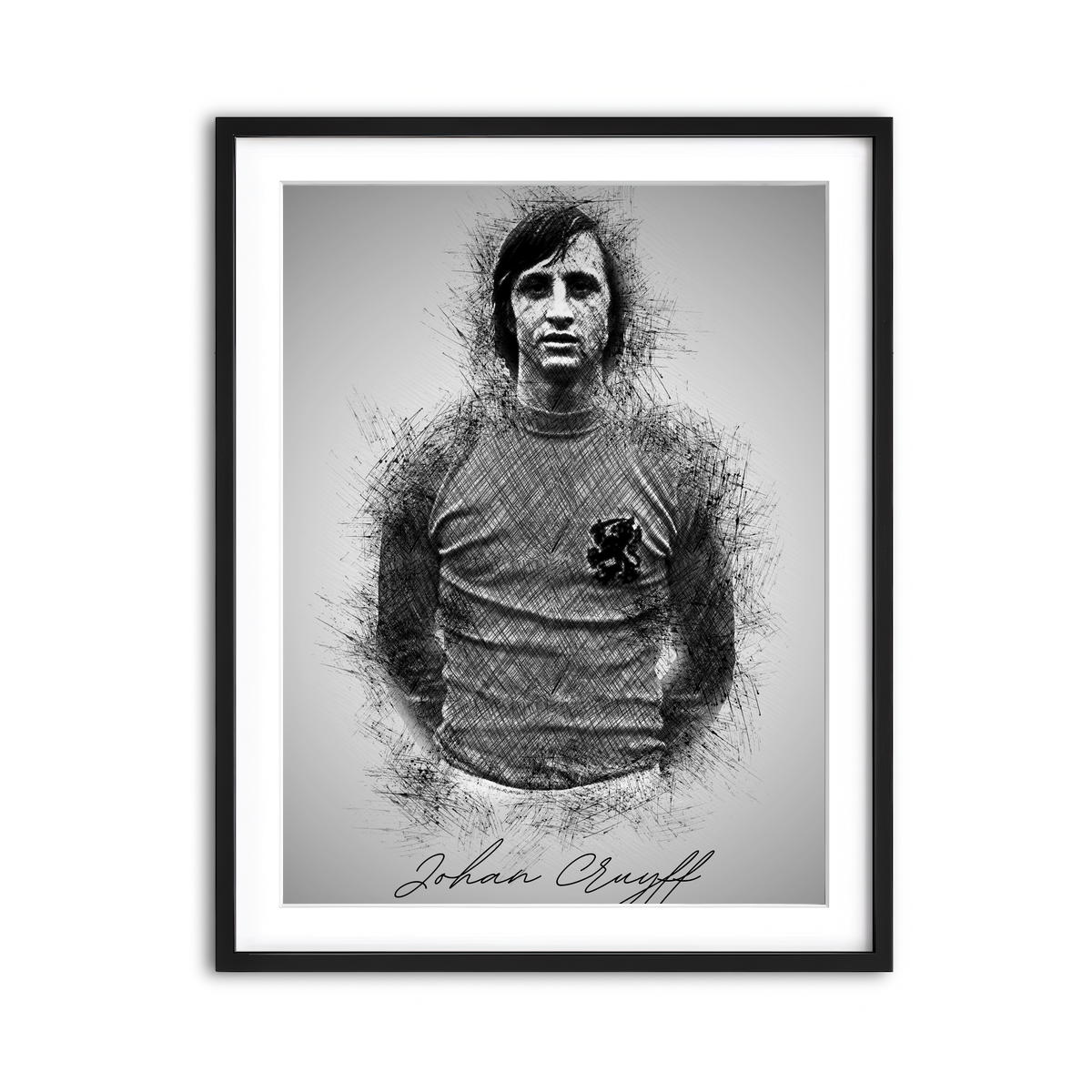 Framed Print 3x4 Black