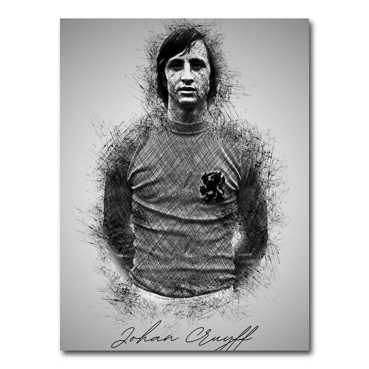 AUTO-MOCKUP WHITE | Johan Cruyff | 1 Piece | Gallery Wrap Canvas | group=3x4
