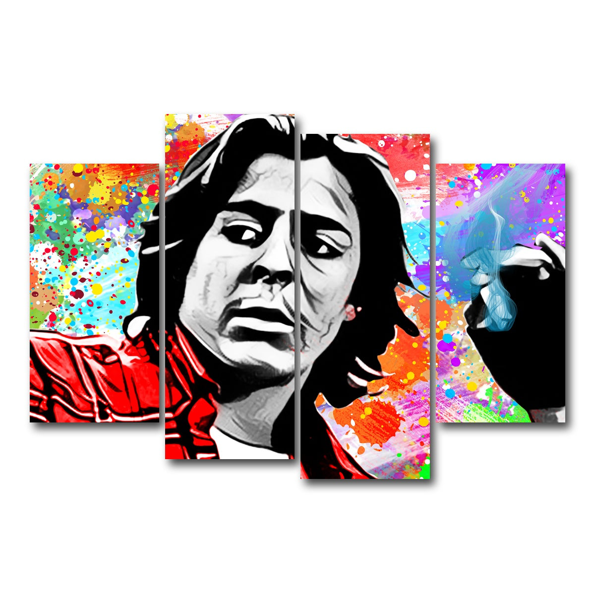 AUTO-MOCKUP WHITE | John Bender | 4 Piece | Gallery Wrap Canvas | group=4_short