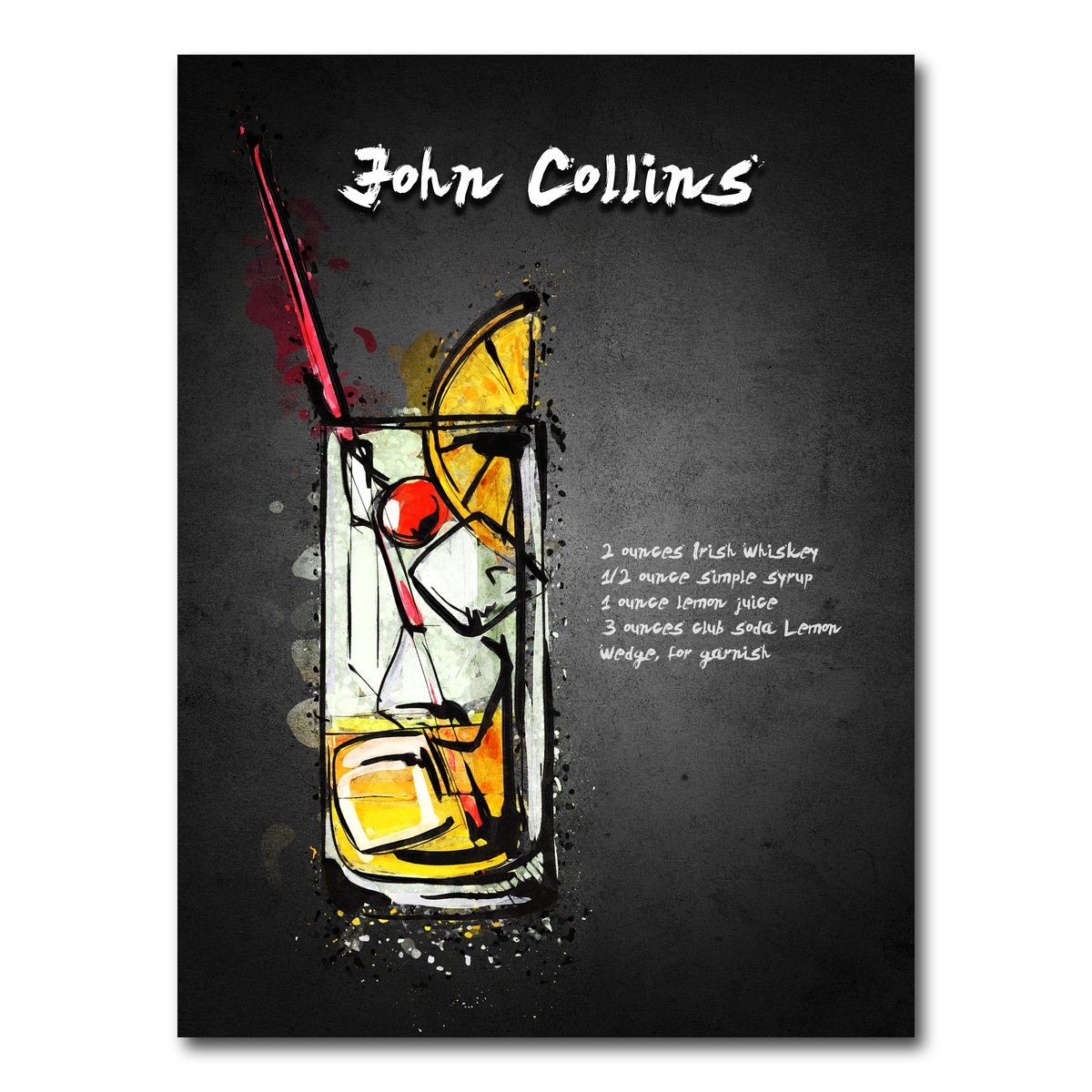 AUTO-MOCKUP WHITE | John Collins | 1 Piece | Gallery Wrap Canvas | group=3x4