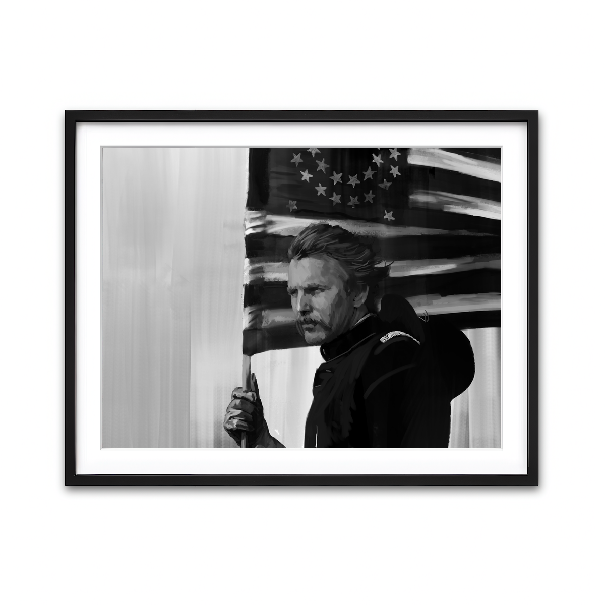 Framed Print 4x3 Black