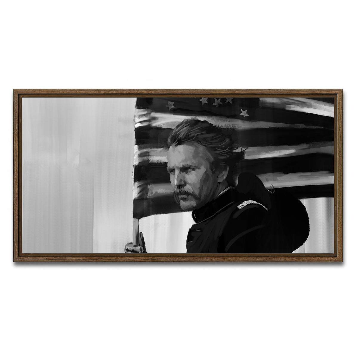 AUTO-MOCKUP WHITE | John Dunbar | 1 Piece | Walnut Framed Canvas | group=2x1