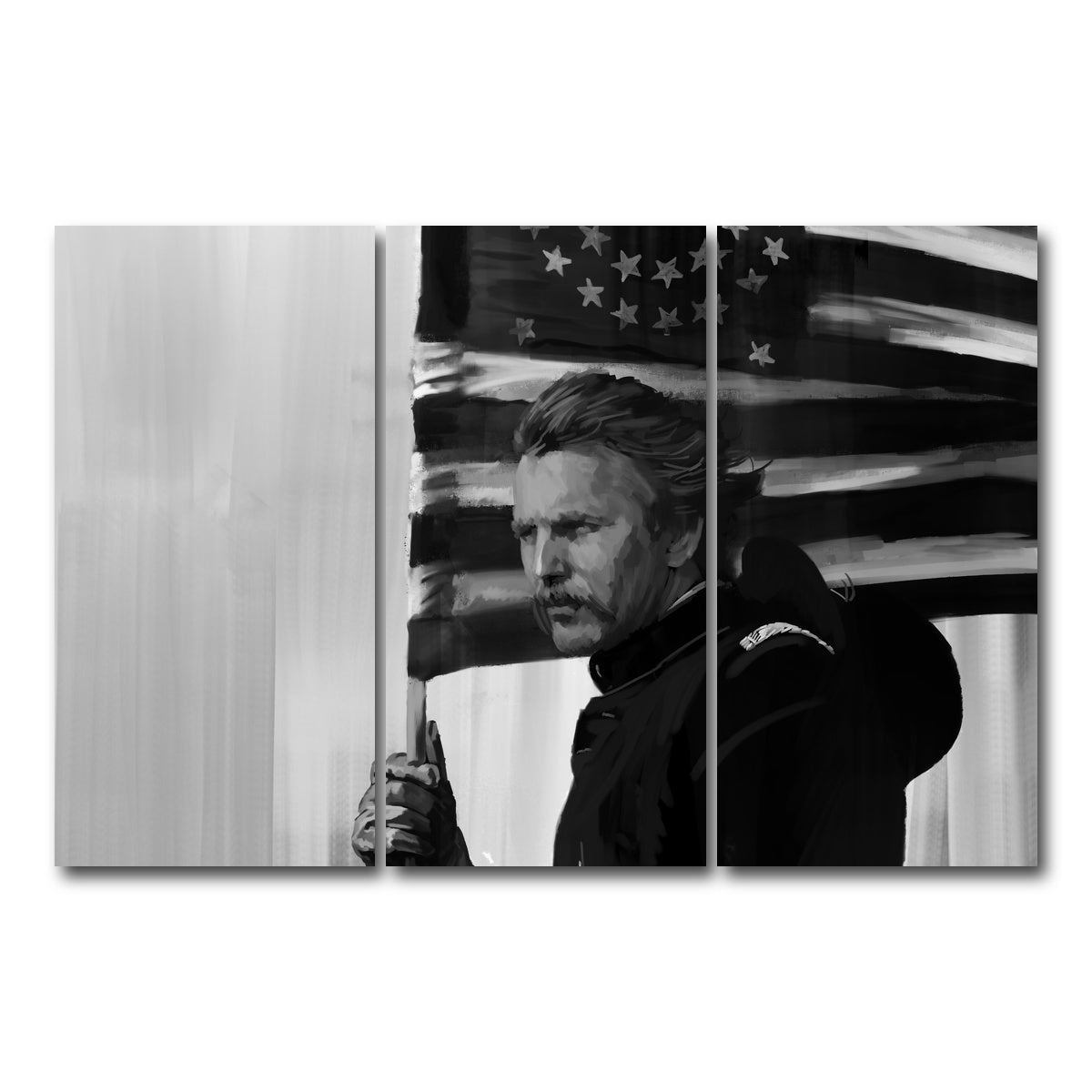 AUTO-MOCKUP WHITE | John Dunbar | 3 Piece | Gallery Wrap Canvas | group=12x24