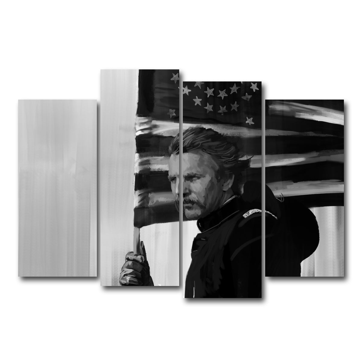 AUTO-MOCKUP WHITE | John Dunbar | 4 Piece | Gallery Wrap Canvas | group=4_normal