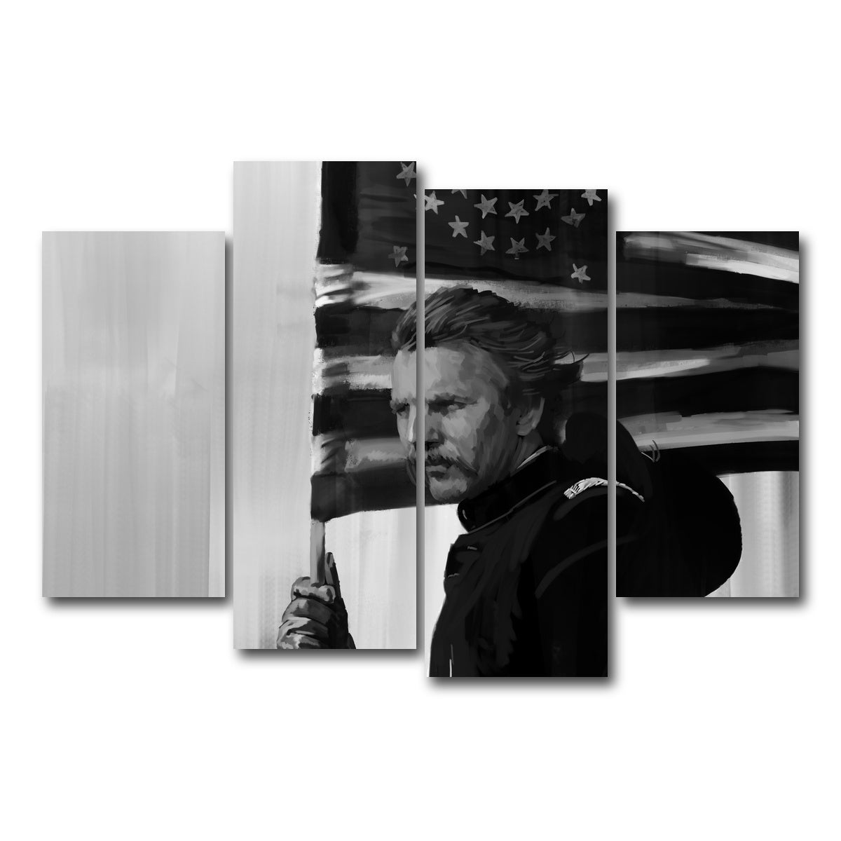 AUTO-MOCKUP WHITE | John Dunbar | 4 Piece | Gallery Wrap Canvas | group=4_short