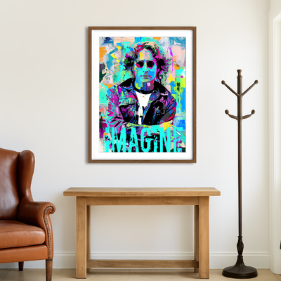 AUTO-MOCKUP ROOM | John Lennon Imagine Wall Art