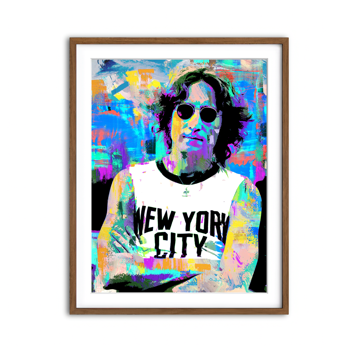 Framed Print 3x4 Walnut